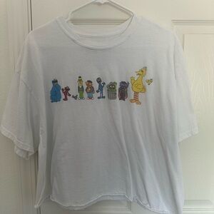 Sesame Street cropped tee